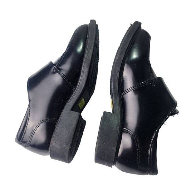 Kenneth Cole Reaction Black Leather Loafer Dress Shoe Boys Size 9M - Picture 7 of 12